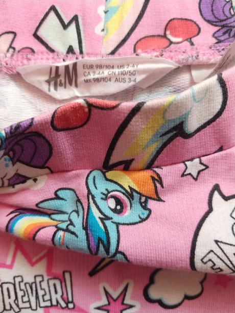 Suknička jednorožce 98-104, h&m,104