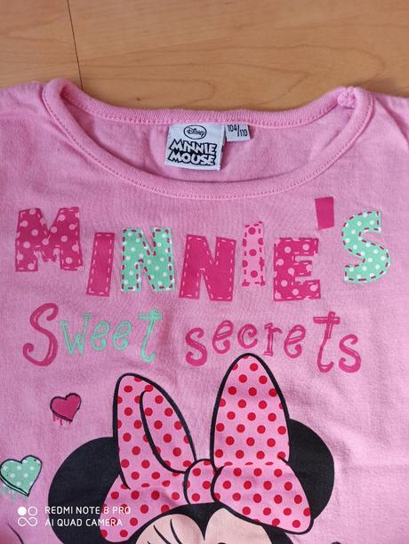 Tričko minnie 104/110., disney,104