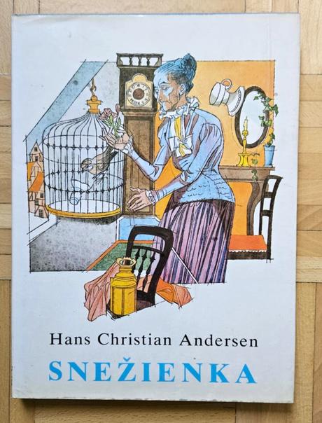 Detská kniha 'snežienka', hans christian andersen,