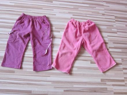 Teplaky 2x na donosenie okolo domu, 80