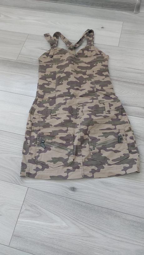 Maskáčové šaty, s