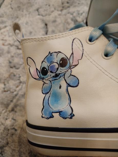 Krásne členkové tenisky stitch - super stav, primark,32