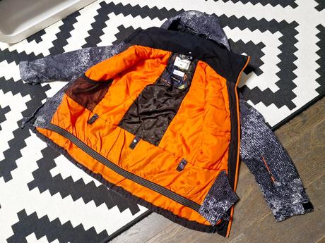 Krasna unisex lyziarska bunda zn.quiksilver 10r., quiksilver,140