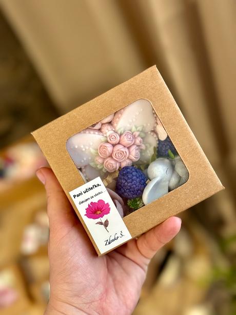 Voňavé mydielka v krabičke,