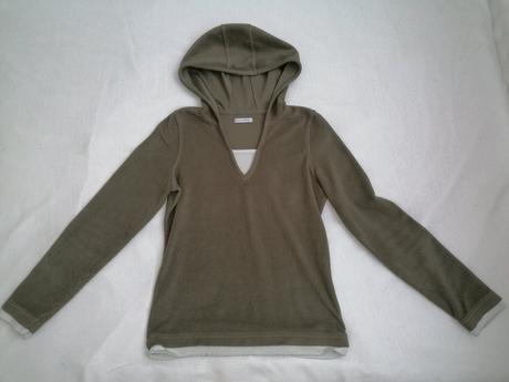 Flísová mikinka, papaya,s