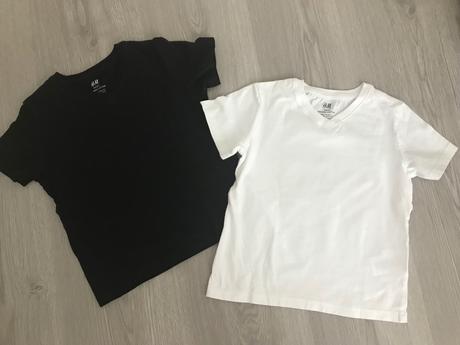 Tričko 2ks 98/104, h&m,98
