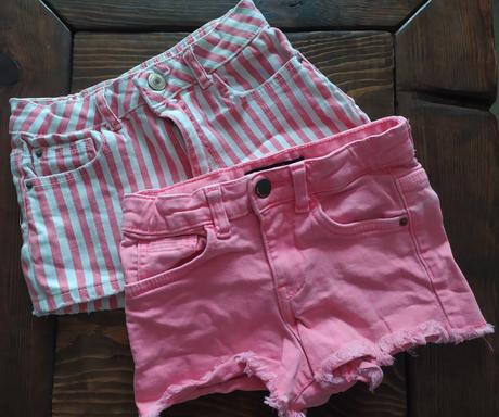 2x riflové kraťasy, mango,110