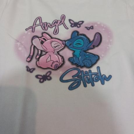 Crop tričko stitch, h&m,164