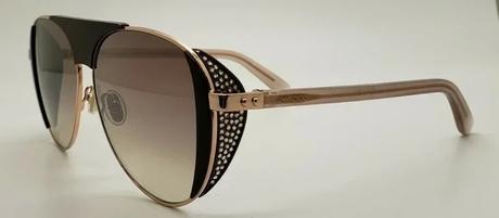 Jimmy choo  plum and gold luxusné okuliare, jimmy choo