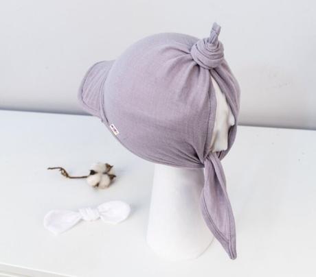 Bavlnená šatka nellys - sivá, 