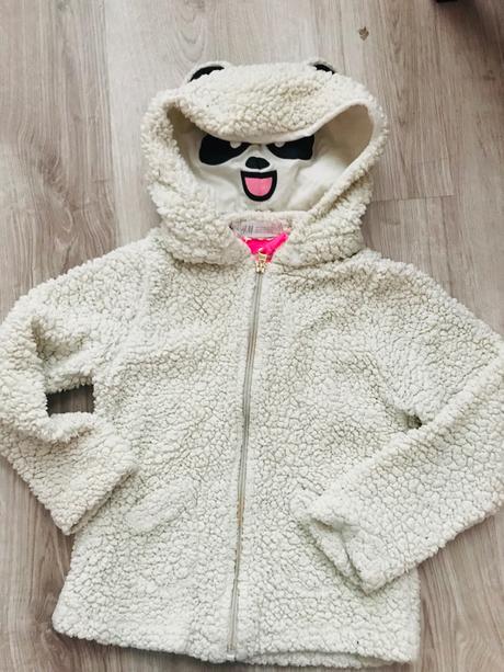 Mikinka uško podšitá 6-8 rokov, h&m,128
