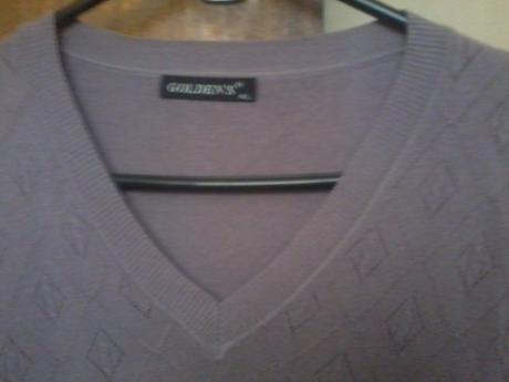 Dlhý fialový svetrík, m