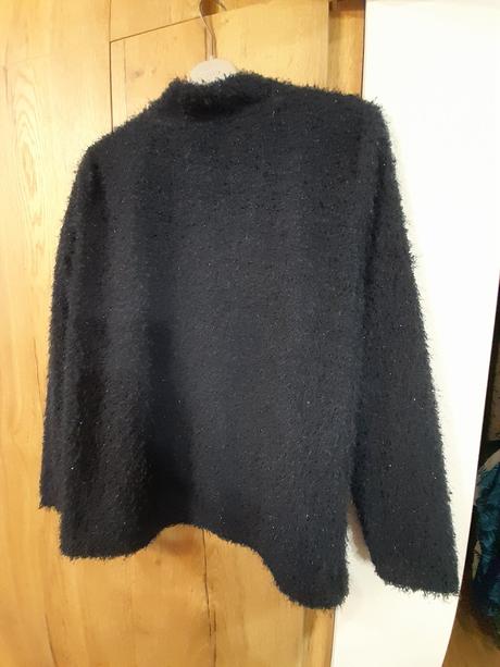 Kardigan/sveter tmavomodrý trblietavý, xl
