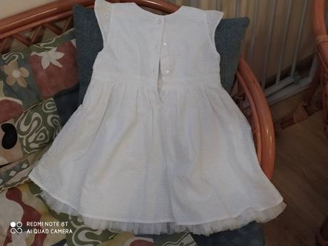 Šaty na krst, svadbu, oslavu, h&m,80