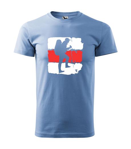 Pánske tričko - turista v značke, l / m / s / xl / xxl