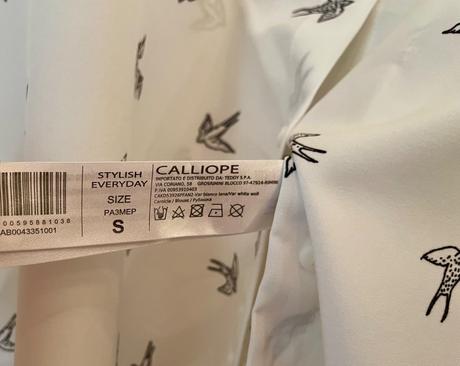 Blúzka s lastovičkami, calliope,s