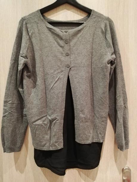 Šedý sveter vero moda, m