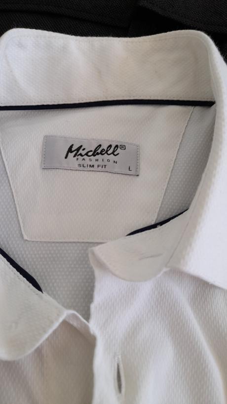 Oblek slim fit + košeľa +motýlik, l