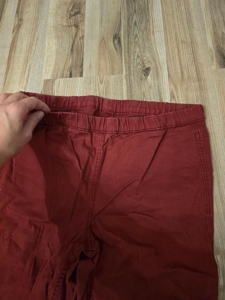 Bordové nohavice, f&f,42