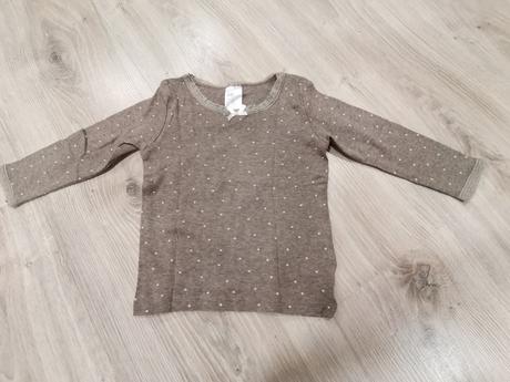 2 x dievčenské tričko hm 74, h&m,74