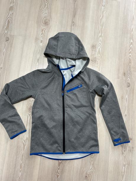 Flisova mikina, h&m,140
