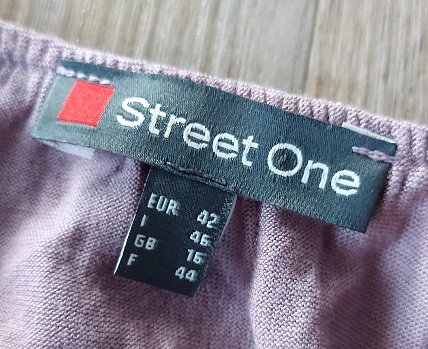 Bledofialový letný top, street one,42