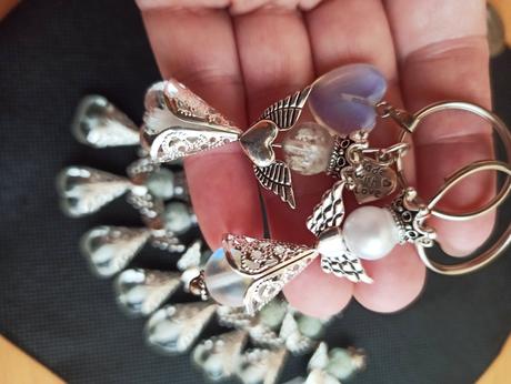 Handmade kľúčenky-anjelikovia na kľúčenku, 