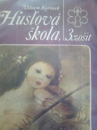 Husľová škola , spev , noty - 3 zošit ô, 