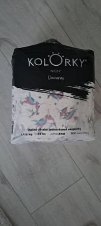 Plienky, kolorky,7 kg - 18 kg