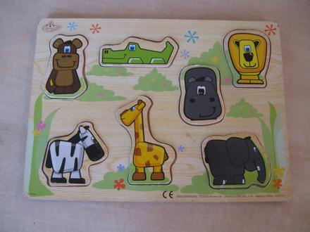 Vkladačka - safari zvieratká,