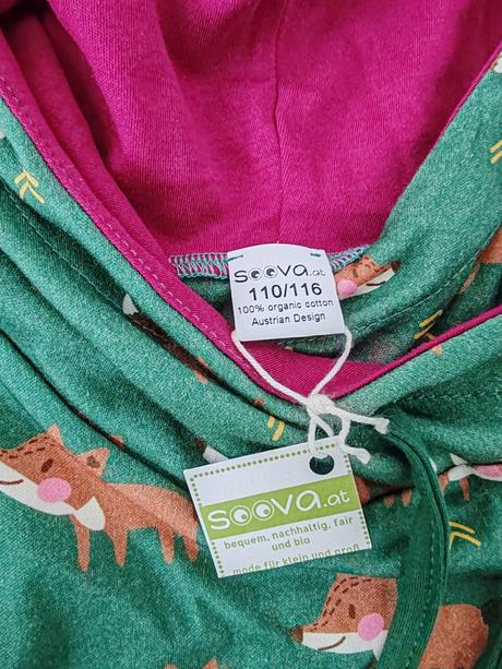 Soova mikina 110/116 líška, 116