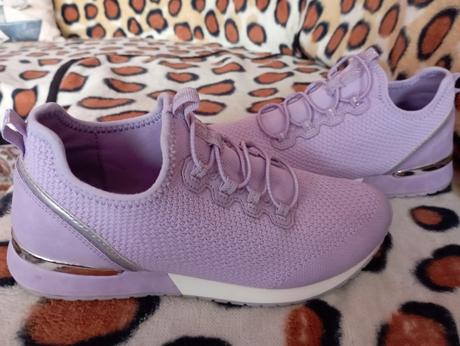 Fialové tenisky, deichmann,39