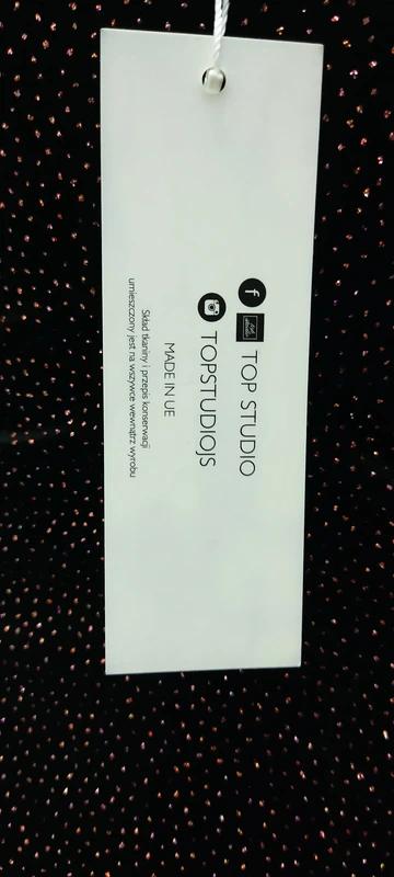 Slávnostné trblietavé šaty, elastické, m