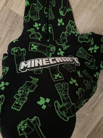 Mikina minecraft v.116/122 menšie 128., takko,122