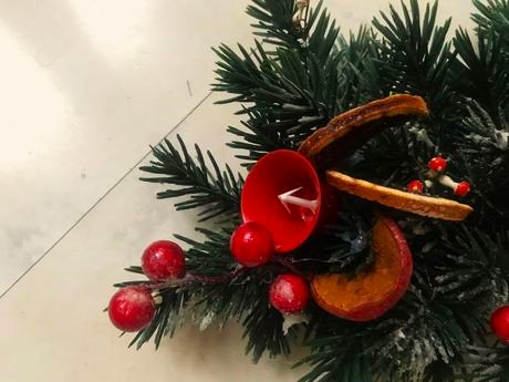 Vianočná dekorácia na kozub/dvere,