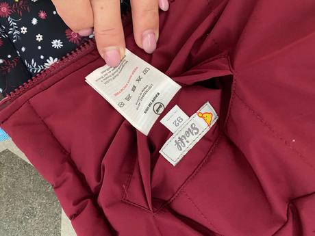 Krasna vesta steiff obojstranna, 92