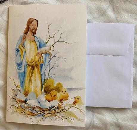 Pohľadnica - veľká noc náboženská problematika, 