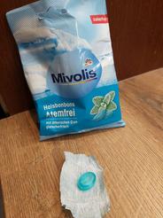 Mivolis Bonbóny na uvoľnenie dýchania s mätou piepornou, 75 g