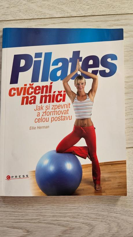 Kniha pilates cvicenie na fit lopte, 