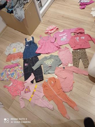 Balík oblečenia do veľkosti 86, 68–80