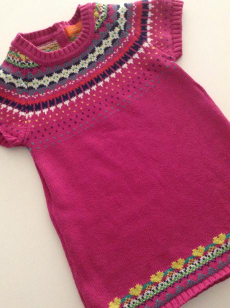 Pletené šaty, topolino,80