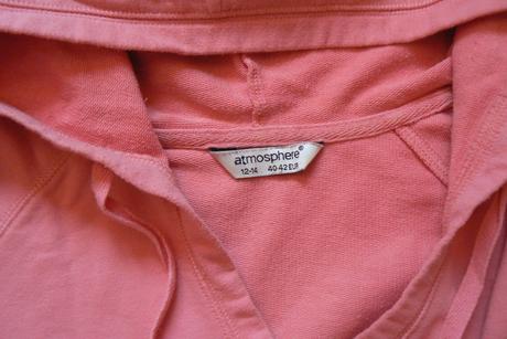 Mikina s v výstrihom a kapucňou, atmosphere,40