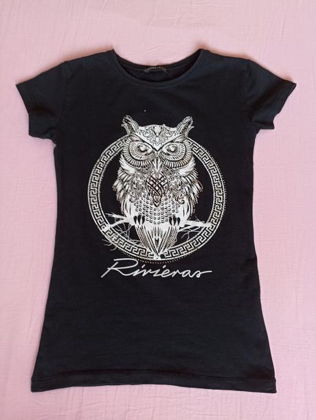 Tričko s potlačou a štrasom veľ. 152, 152