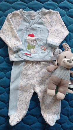 Súprava tričko zavinovacie a polodupacky, 56