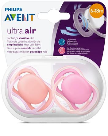 Avent cumlík ultra air 6-18 mesiacov 2 ks dievča, avent