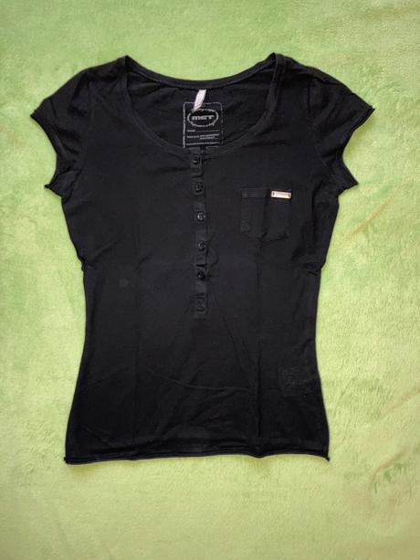 Čierne tričko met, met,xs