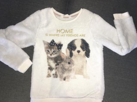 Huňatá mikina 134, h&m,134