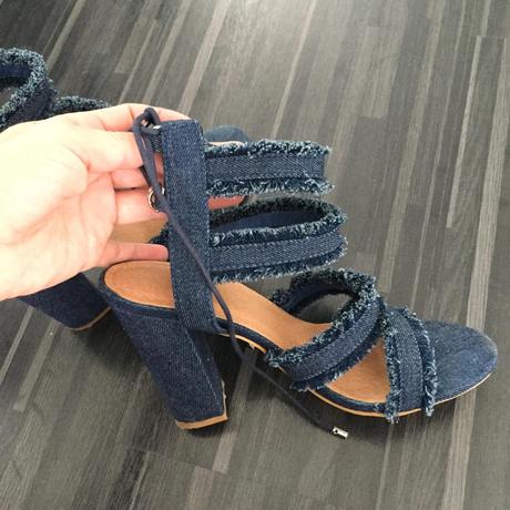 Jeans sandale 38, 38