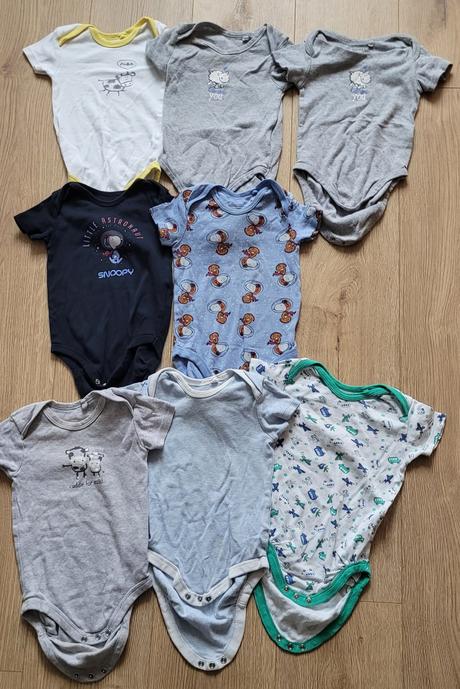 Body s krátkym rukávom 8ks, lupilu,74