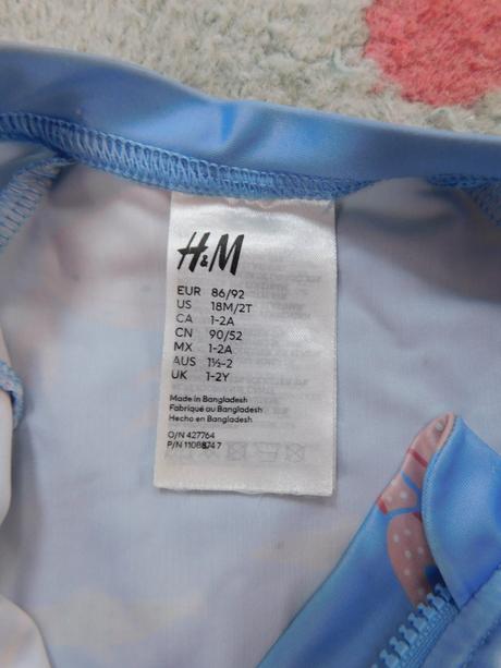 Plavkový overal do vody h&m, uv 50+, h&m,92